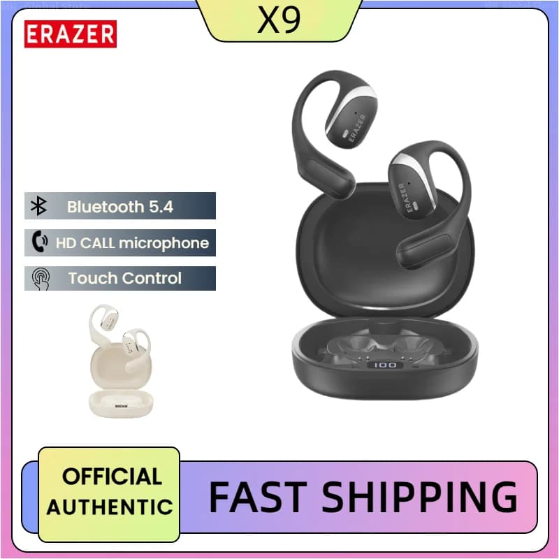 Lenovo ERAZER X9 Wireless Headphones OWS HiFi Stereo Sports Open Bluetooth Earphones with Mic Call Noise Reduction Waterproof