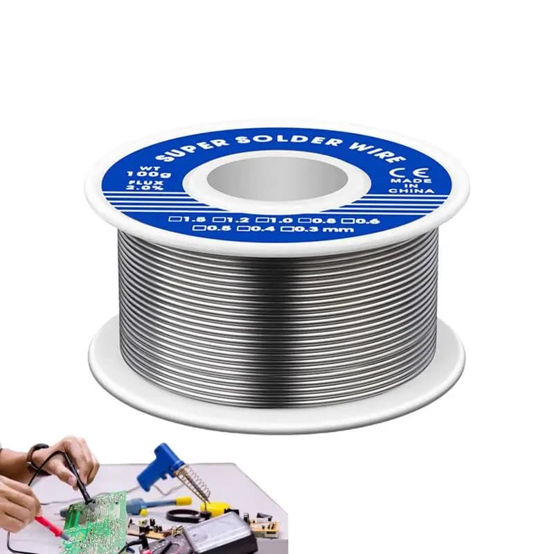Electronic Soldering Wire Solder Wires Rosin Core Tin Multipurpose Welding Flux Iron Wire Reel Home Accessories For Repair