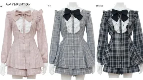 Japanese SC Suit Mine Series Mass Production 2 Piece Sets Womens Outfits Rojita Lolita Bow Long Sleeve Slim Dress Short Sets