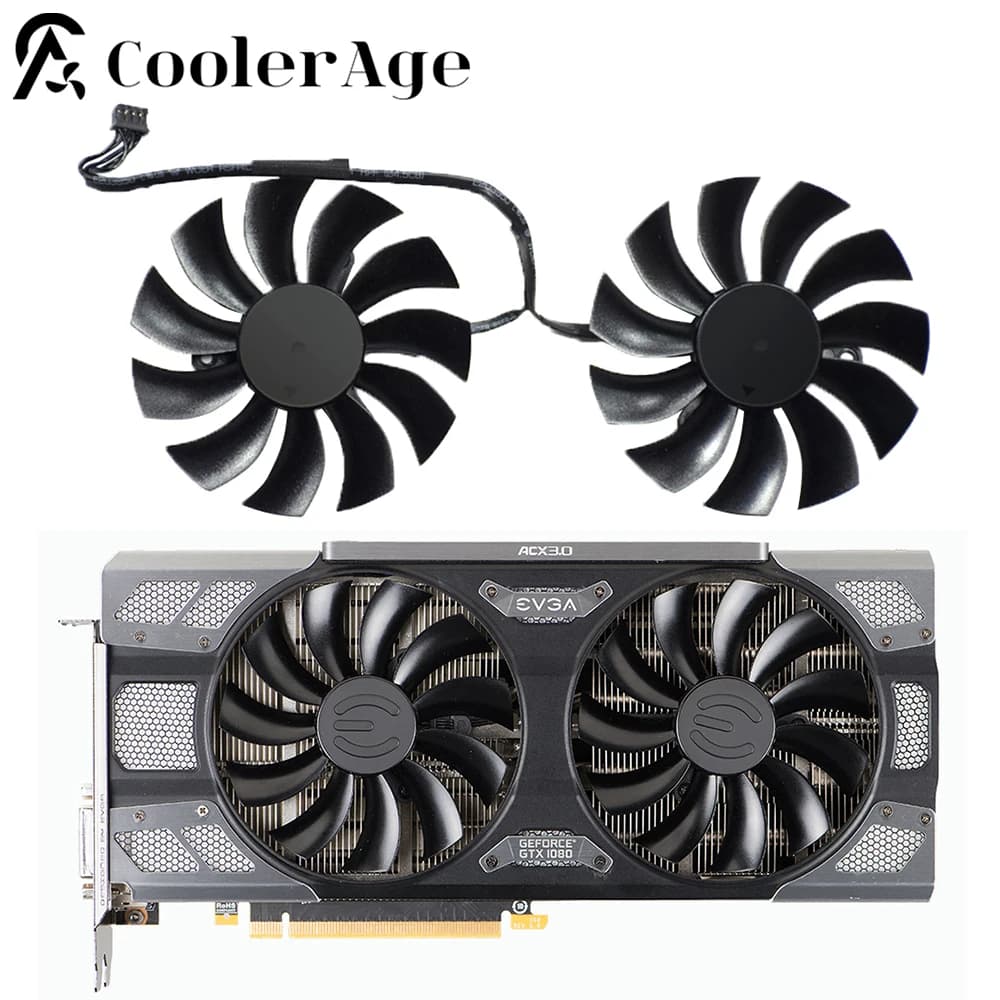 Video Card Fan For EVGA GeForce GTX 1060 1070 1080 88MM PLA09215B12H RTX1060 RTX1070 RTX1080 Graphics Card Cooling Fan