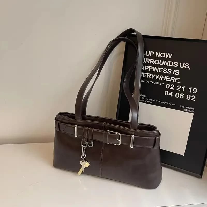 Casual Solid Interior Compartment Shoulder Bags Shoulder Bags Large Capacity Hot Sale Bags for Women Zipper Pu Women's Handbags