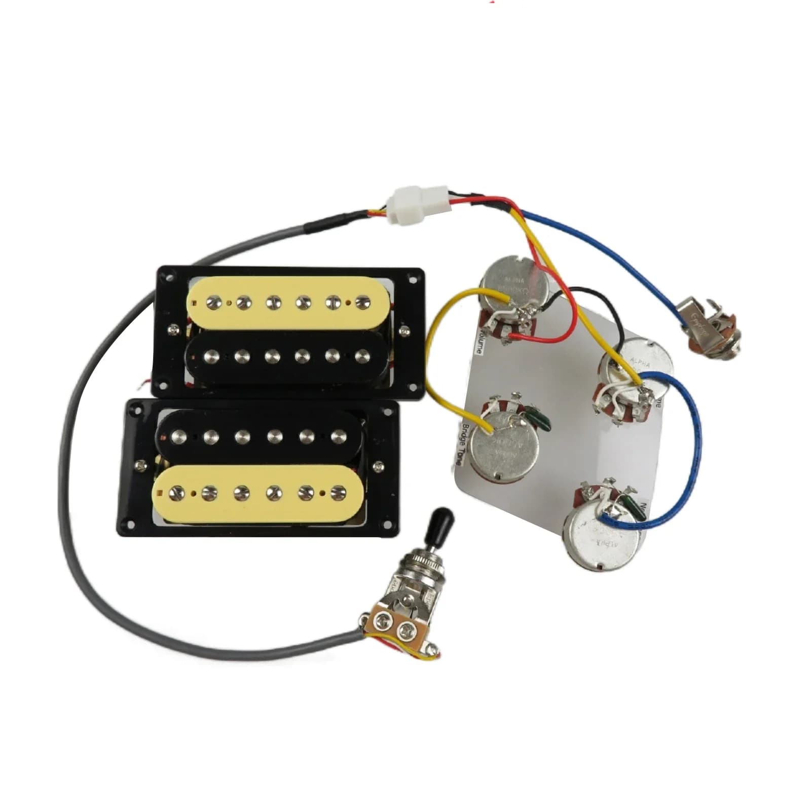 Electric Guitar Pickups Humbucker Pickups Set Wiring Harness For Guitar Parts