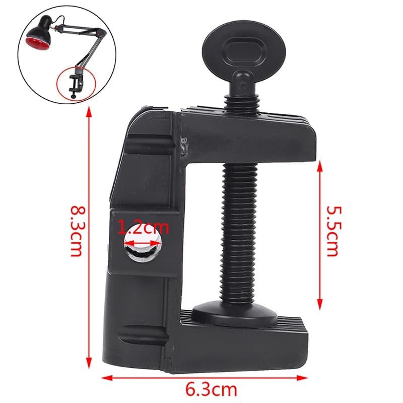 DIY Fixed Clip Fittings Screw Light Mounting Camera Holder for Microphone Desk Lamp Broadcast Universal Bracket Clamp Accessory