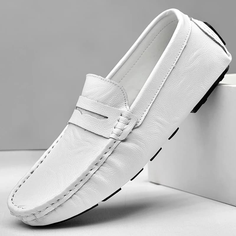 Large Plus Big Size 45 46 47 Penny Loafers Men Casual Shoes Fashion Leather Man Moccasins Slip On Men's Flats Male Driving Shoes