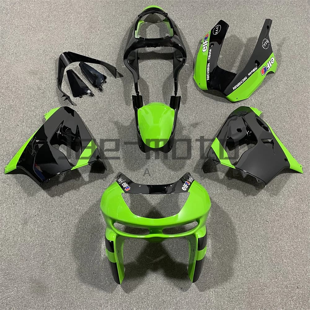 For ZX-9R ZX9R 1998 1999 Injection ABS Plastics Full Fairings Kit Mold Replace Accessories ZX-9R ZX9R 1998-1999  Black Green