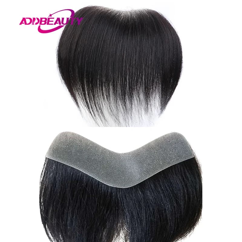 Vstyle Men Toupee Human Hair Thin Skin Full PU Human Hair Wigs for Men Invisible Vloop Men's Capillary Prothesis Natural Color