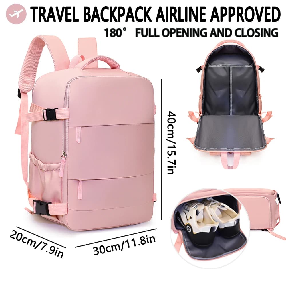 Travel Backpack Airline Approved Easyjet Wizz Air Large Capacity, Lightweight, Short Distance Business Travel Computer Backpack