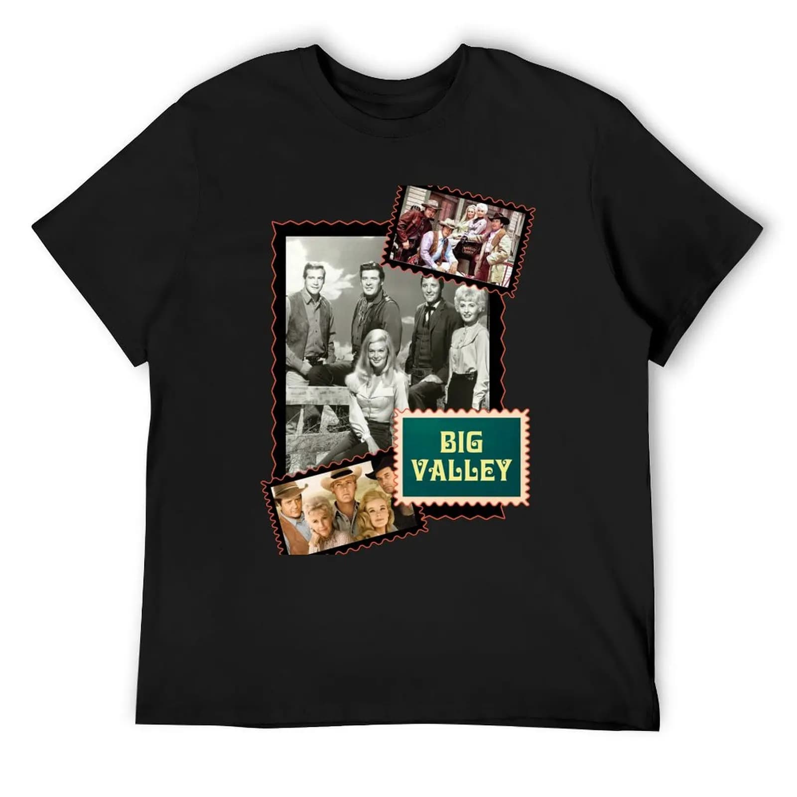 Big Valley, Barkley Ranch in the Wild West, 1960's Series T-Shirt man t shirt korean fashion Men's clothing