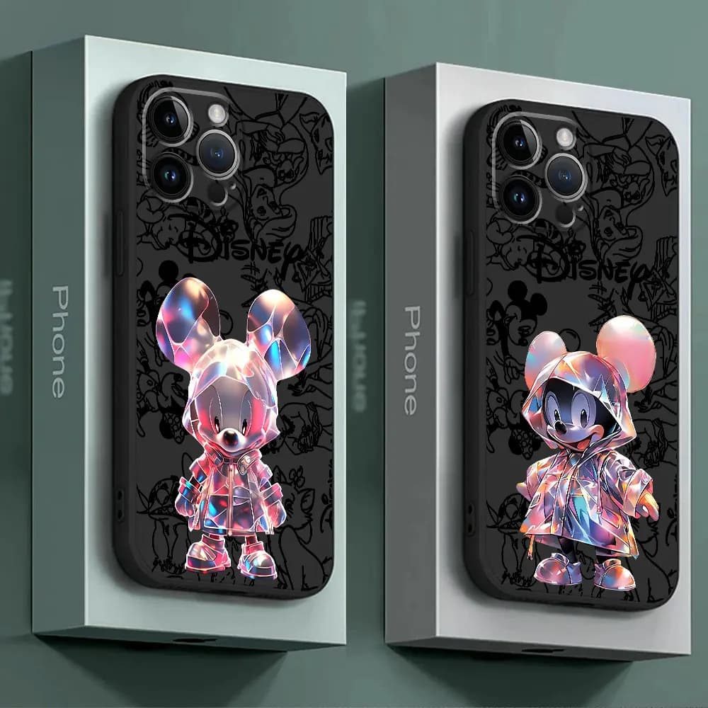 Colorful Disney Mickey Minni Case for Google Pixel 6 Pro 7 Pro 8 Pro 7a 6a Cover TPU Soft Capa Funda