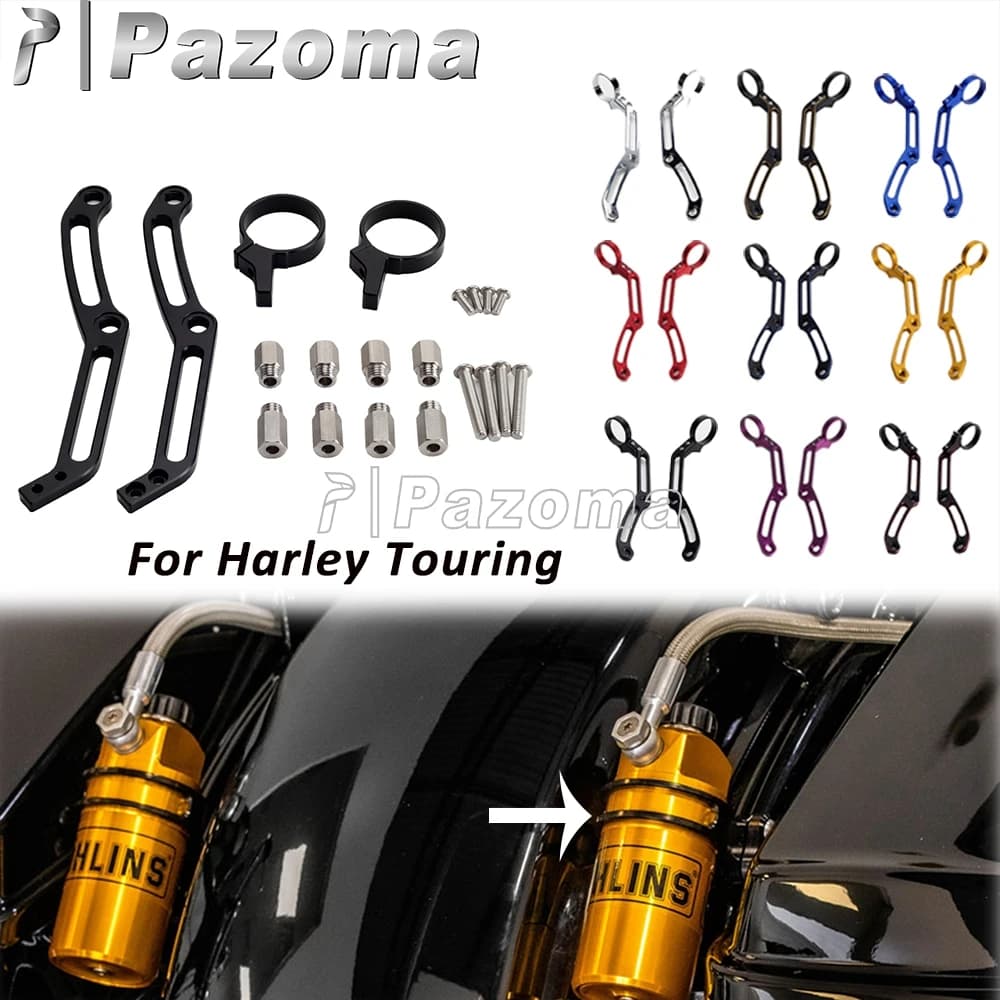 Motorcycle Plastic Remote Reservovir Mount Bracket Clamp For Harley Touring Road King Street Glide FLHTK Electra Glide 2014-2022