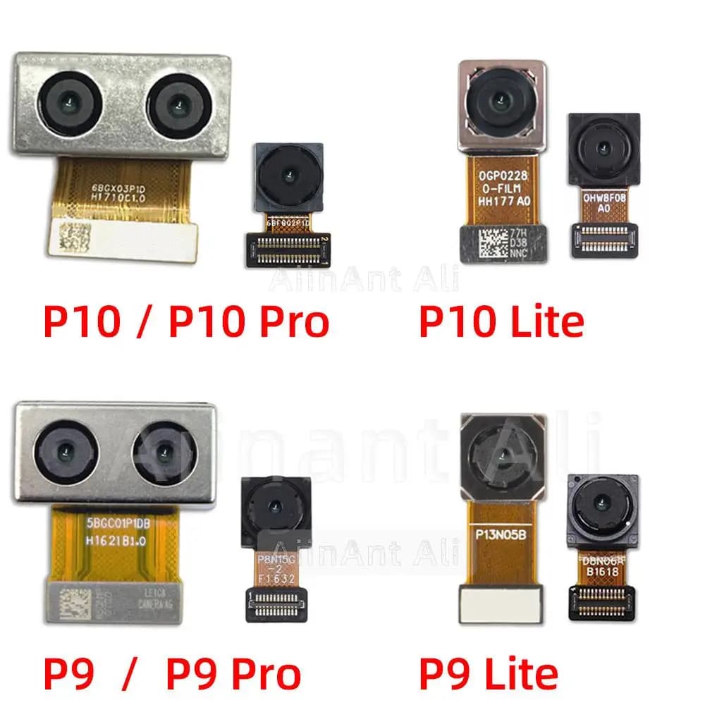 AiinAnt Rear Main Back Camera Module Front Camera Flex Cable For Huawei P9 P10 Lite Plus Pro 2016 2017 Phone Repair Parts