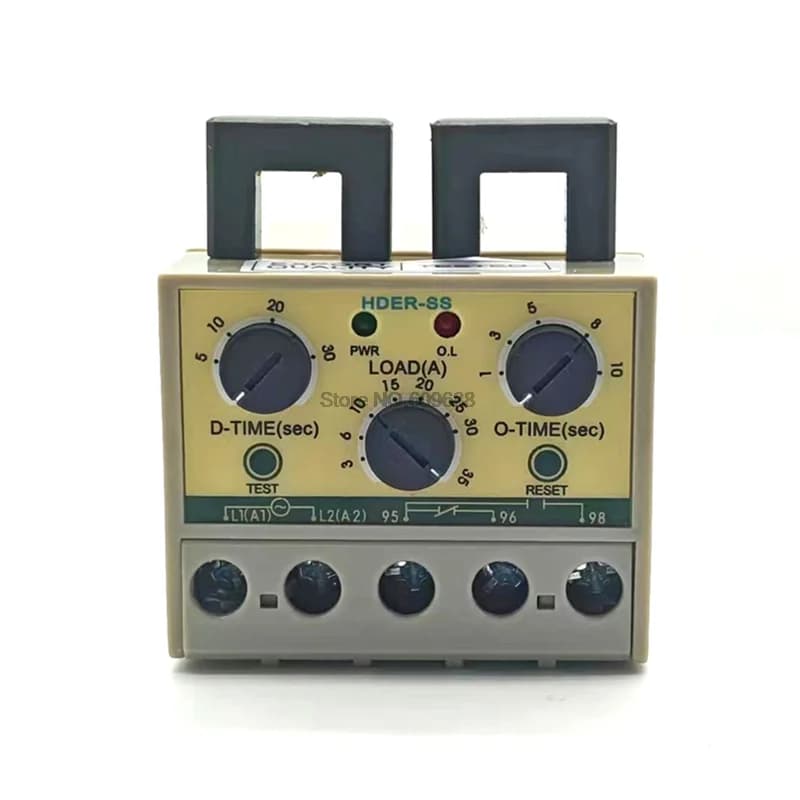 HDER-SS 05N 30N 60N Instead EOCR-SA Electronic Overload Relay Phase Loss Protection Independently Adjustable Starting Relay