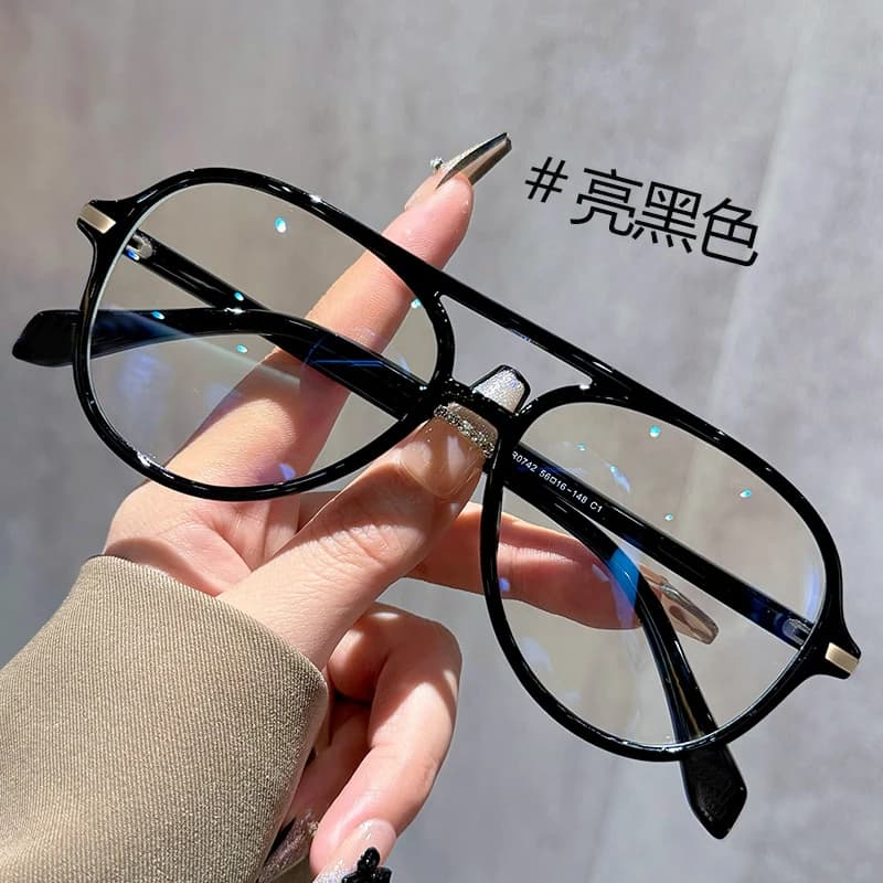 Pilot Large Frame Anti Blue Light Reading Glasses Men Women Fashionable Light High-Definition Youthful High Quality Presbyopia