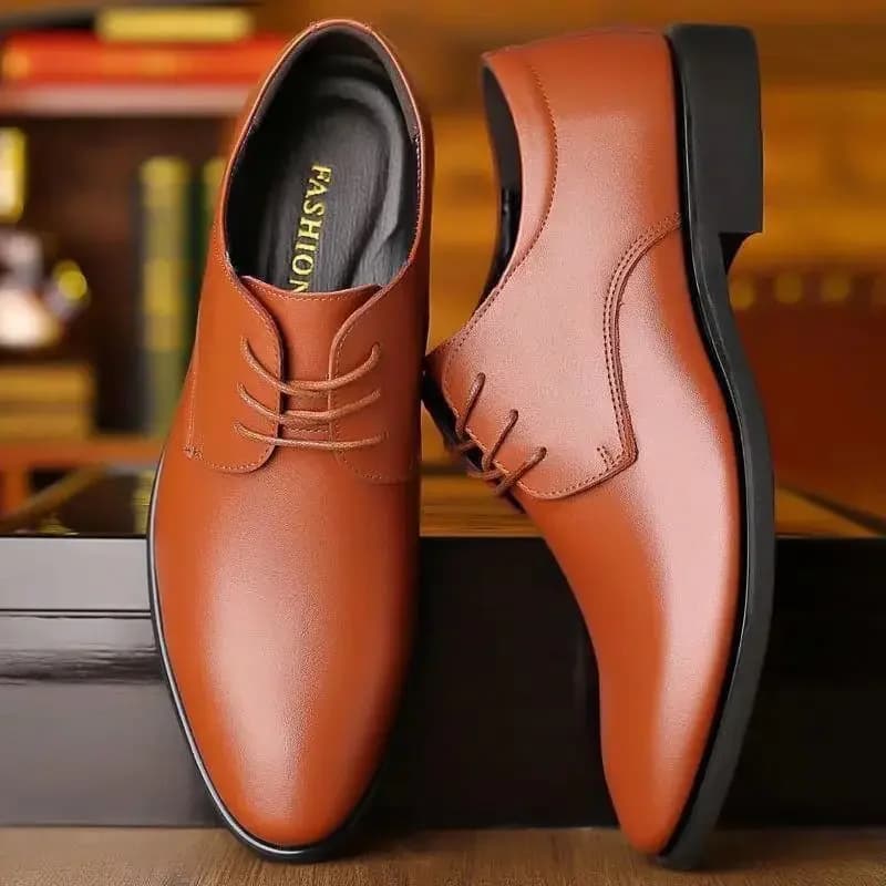 Business Social Shoe for Men Official Dress Shoes Man Leather Casual New Suit Elegant and Classic 2024 Style Luxury Designer 39