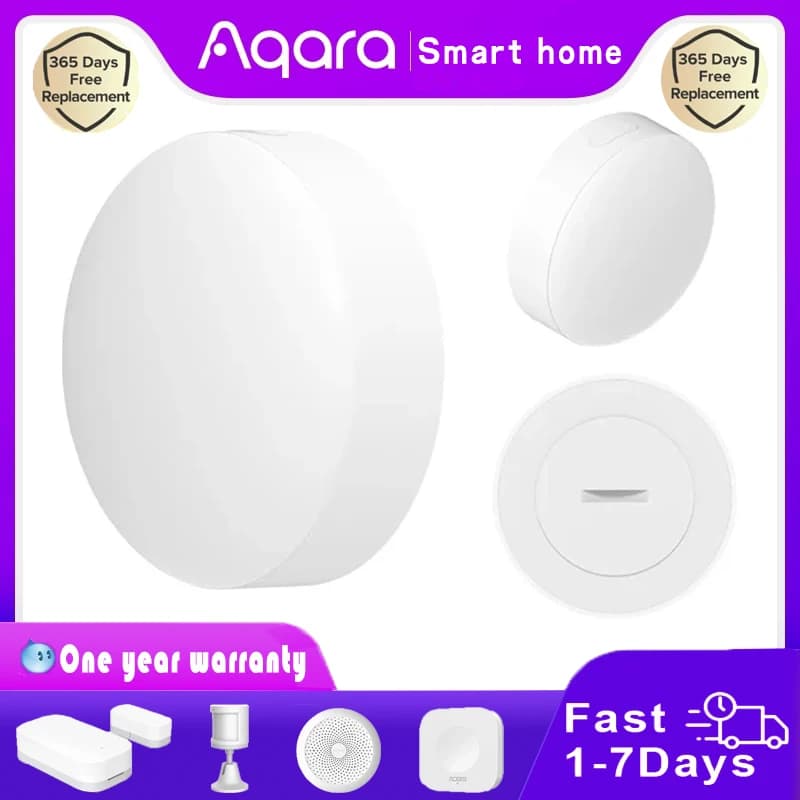 Original Aqara Brightness Light Sensor T1 Zigbee3.0 Smart home Brightness Sensor Light Detector Magnetic Control For Homekit APP