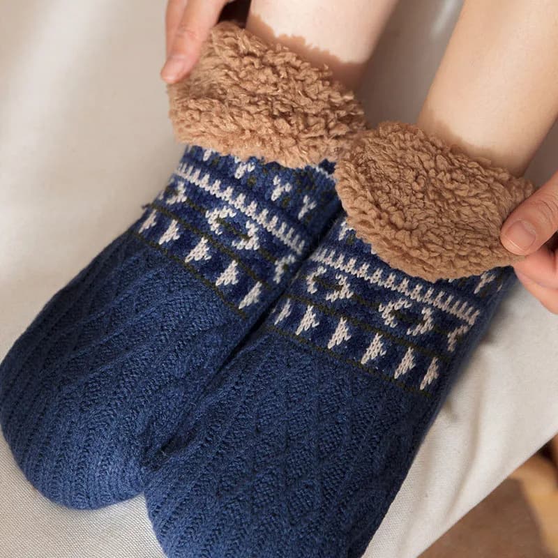 Women Men Snow Socks Fall and Winter Floor Socks Sleep Carpet Slippers Sock  Non-slip Women Men Yoga Sock Christmas Gifts