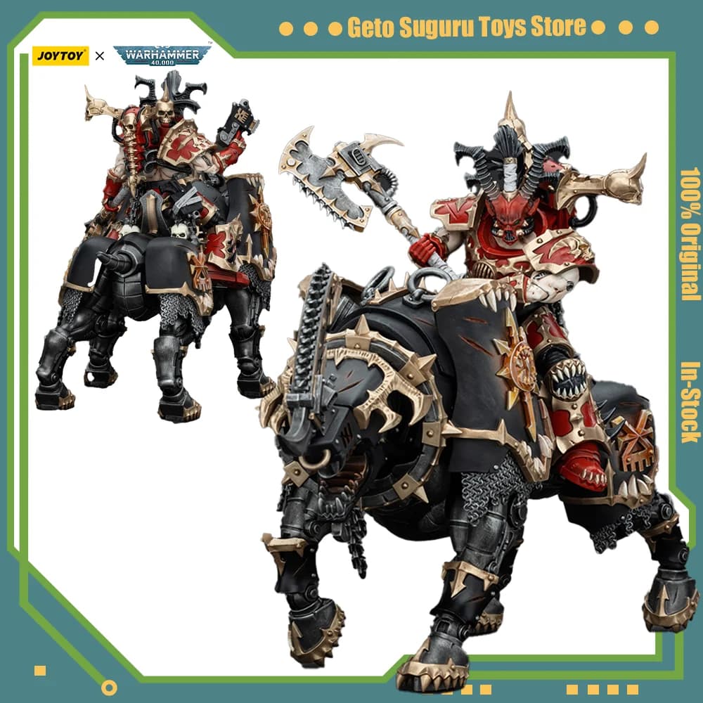 [In-Stock] JOYTOY 1/18 Warhammer 40K Action Figures World Eaters Lord Invocatus Collection Anime Model Gaming Children Boy Gifts
