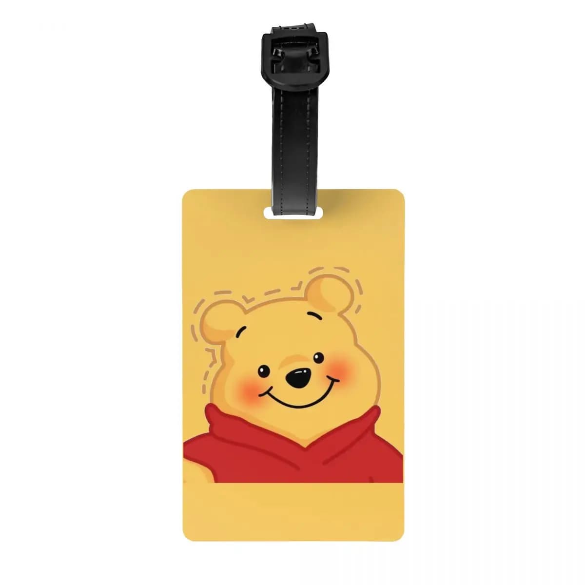 Custom Winnie The Pooh Luggage Tag Privacy Protection Baggage Tags Travel Bag Labels Suitcase