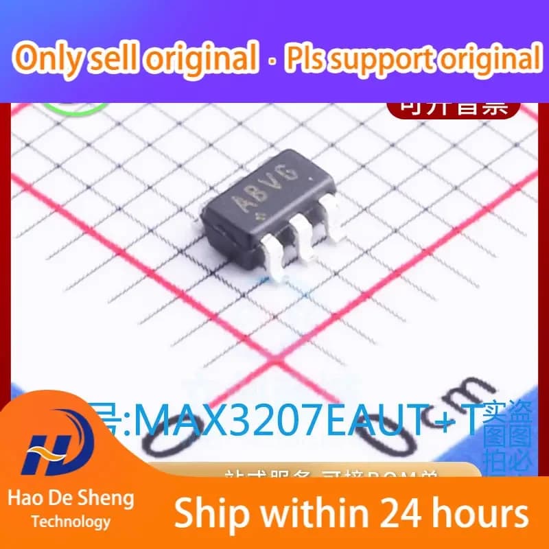 10PCS/LOT  MAX3207EAUT SOT-23-6  New Original in Stock  Power bank