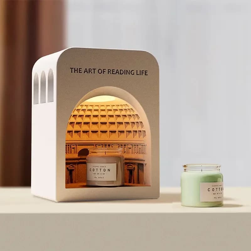 Candles Wholesale Electric Modern Wooden Base Candle Warmer Lamps Fragrance Burner Incense