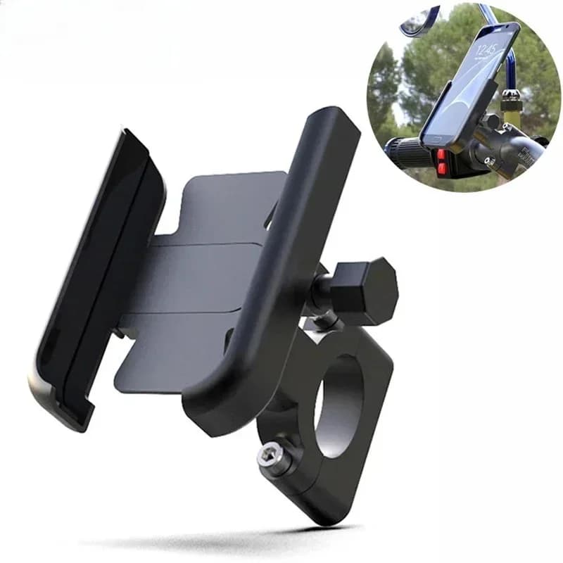 Motorcycle Aluminum Alloy Bicycle Mobile Phone Holder Electric Vehicle Navigation Holder Special Motorcycle Riding Holder