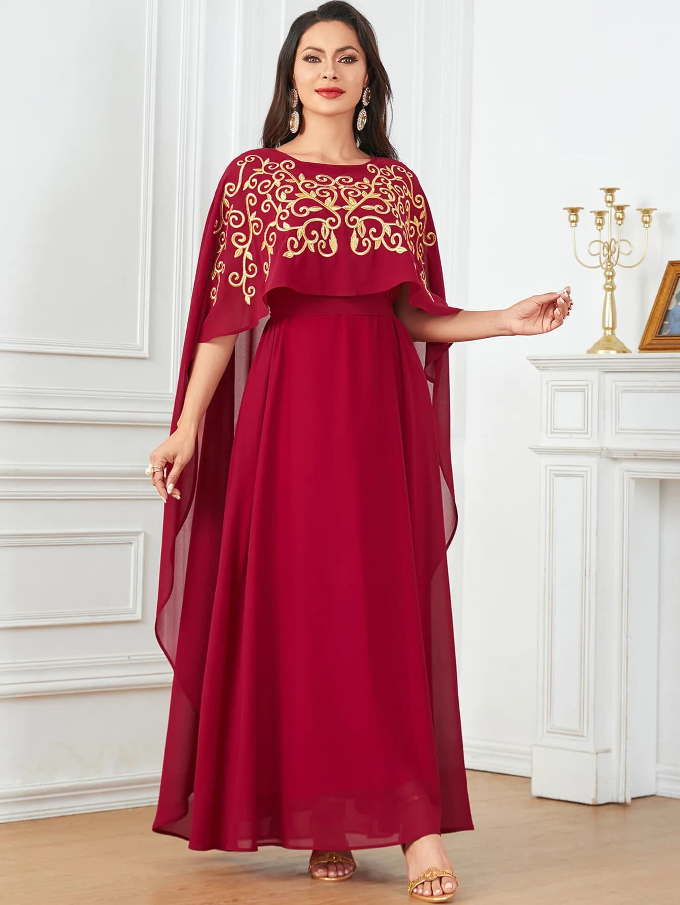 Eid Muslim Abaya for Women Party Dresses Embroidery Vestidos Islam Arab Long Robe Jalabiya Ramadan Morocco Dubai Abayas Kaftan