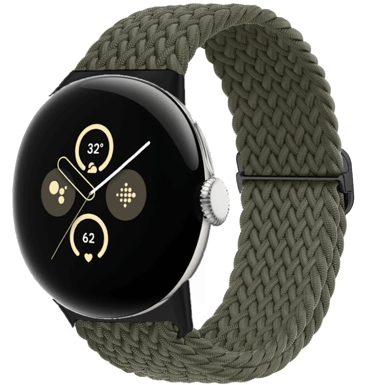 1/2PCs Braided Solo loop for Google pixel 4 watch strap 3 41mm Accessories Elastic Nylon correa bracelet google Pixel 2 1 band