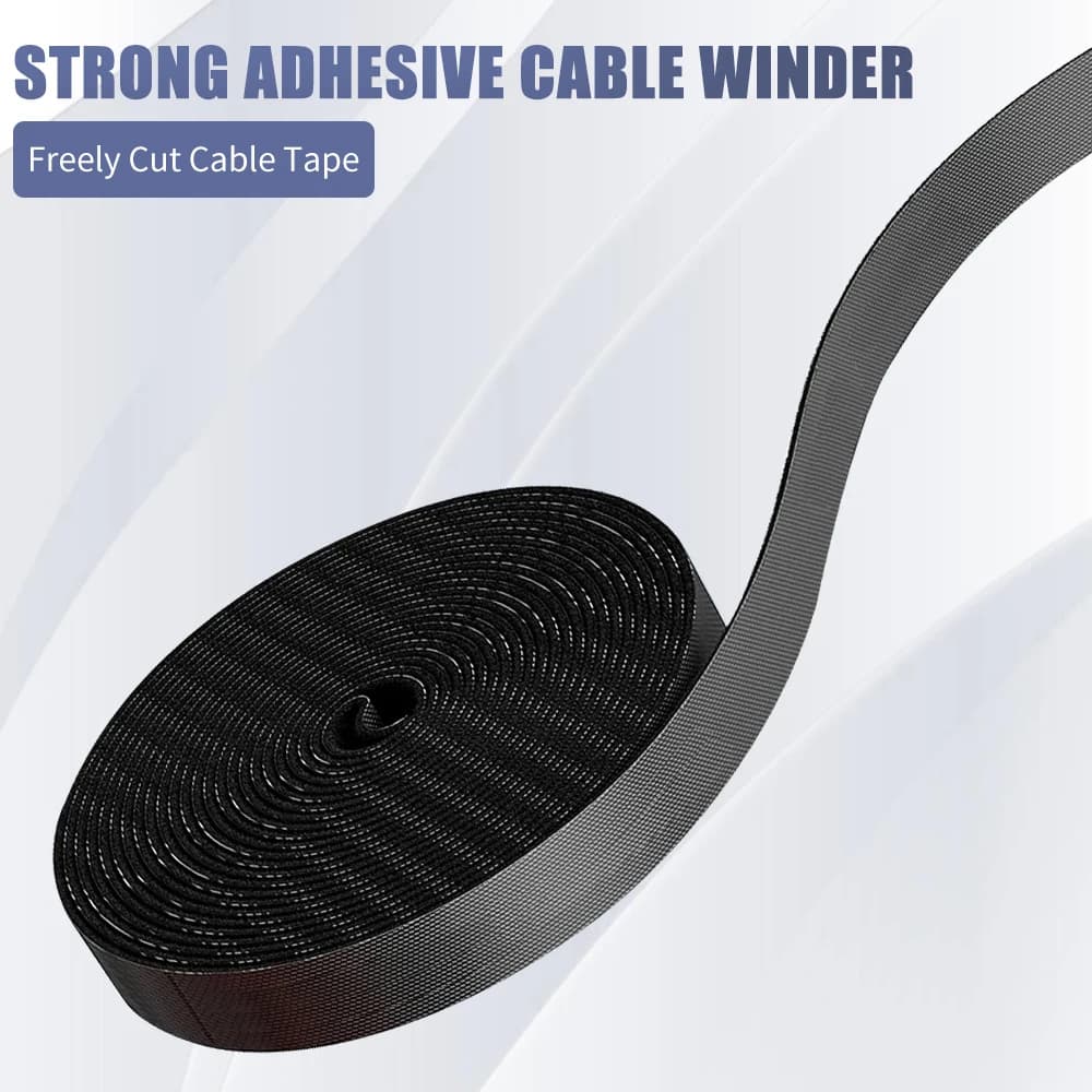 Cable Organizer USB Cable Management Protector Earphone Mouse Cord Ties 1/2/3/5M Management Phone Accessory For iPhone Samsung