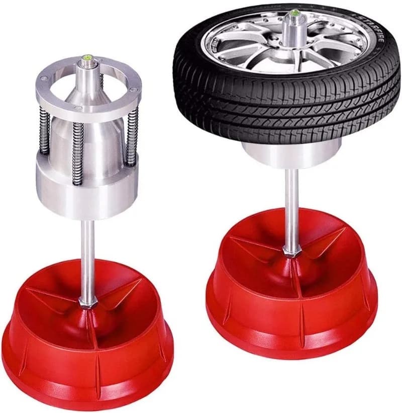 Portable Bubble Wheel Balancer with Bubble Level Static Balancing Machine Tire Changer Auto Car Wheel Repair Balancer