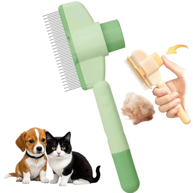 Cat Grooming Massage Brush Pet Comb Professional Open Knot Pet Hair Removal Brush Durable kitten comb Pet Accessories ﻿