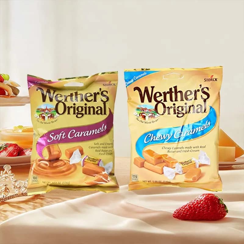 Werther's Original Chewy Caramels/ORIGINAL SOFT CARAMELS 5oz(142g)*2 packs
