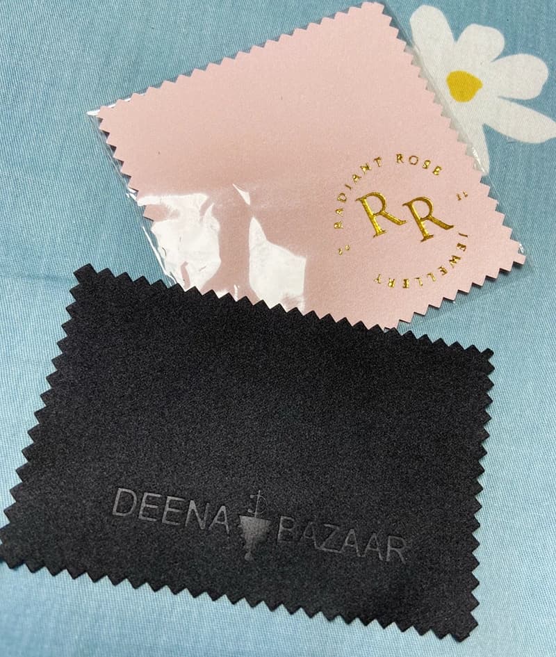 Extra payment for shipping cost Custom LOGO Silver Polish opp bags Cloth  Jewelry Tool Cleaner Microfiber suede  fabric material
