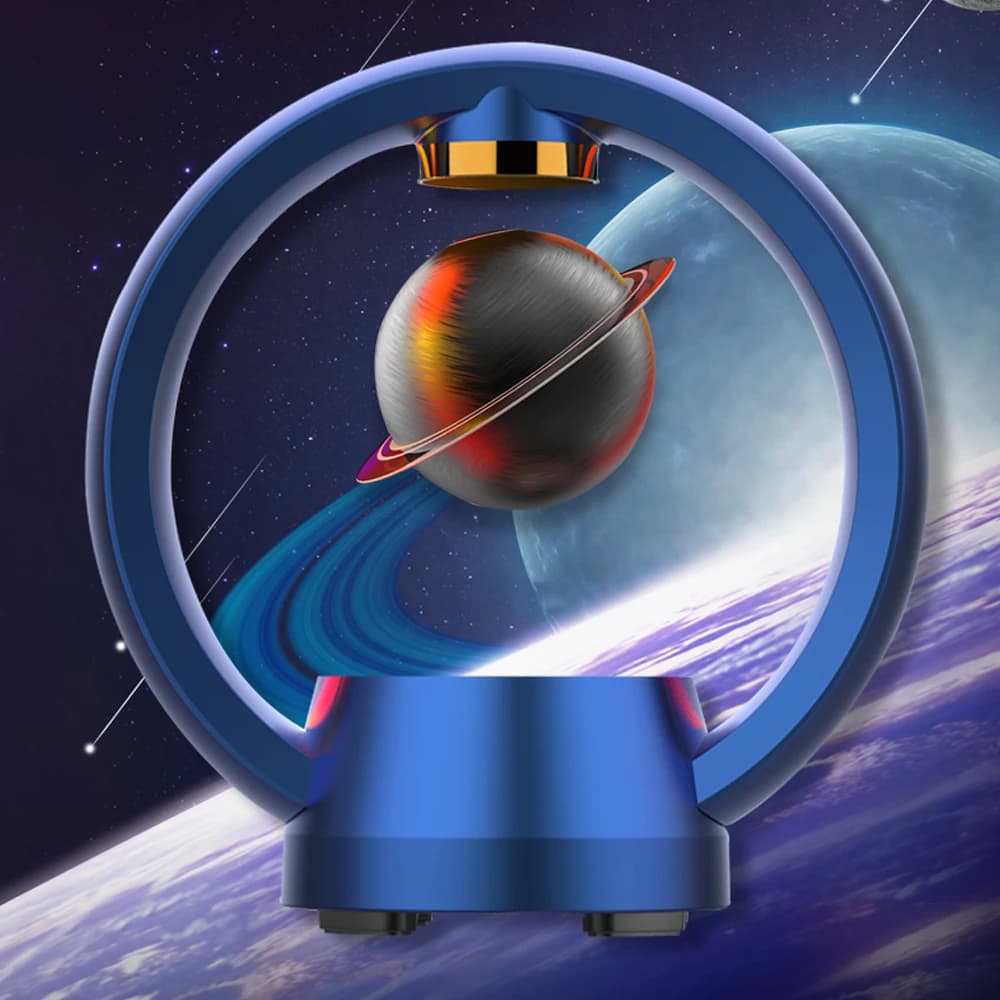 RGB Night Light New design 360 Degree Rotation Levitating Speaker with LED Lights Magnetic Levitation Floating Speakers