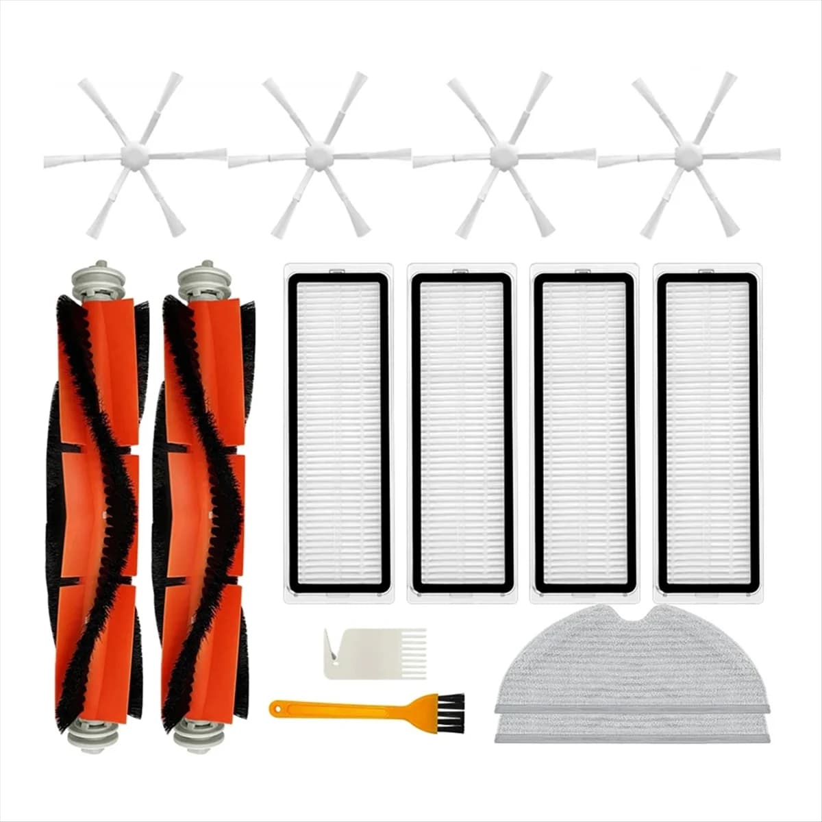 For Xiaomi Mi Robot Vacuum 1C, Mop 2, STYTJ03ZHM Replacement Spare Part Main Side Brush Hepa Filter Mop Rag Accessory