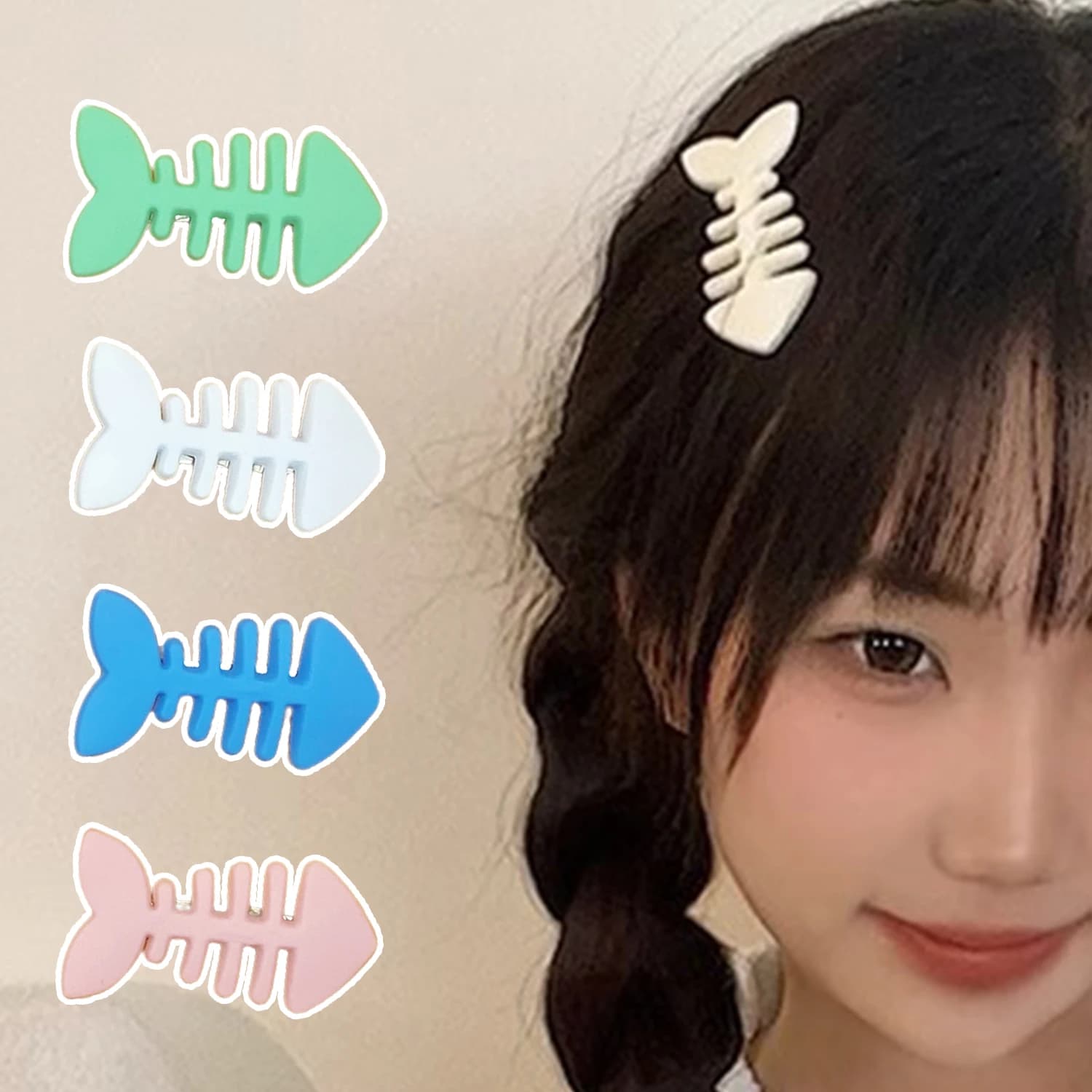 Matte Fishbone Hair Clip for girls Small Barrettes Bangs Side Clips For Women Cute Hairpins Headdress headwear Hair Accessories