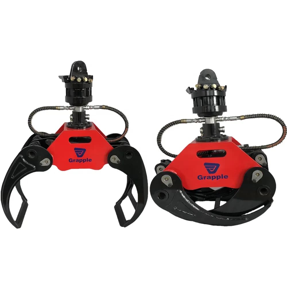 New design Timber grapple with hydraulic rotator log grapple trailer grapple for sale