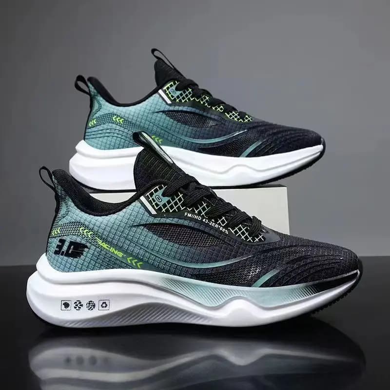 Fish mesh surface men's shoes breathable soft sole anti slip wear-resistant versatile casual shoes fashionable sports shoes