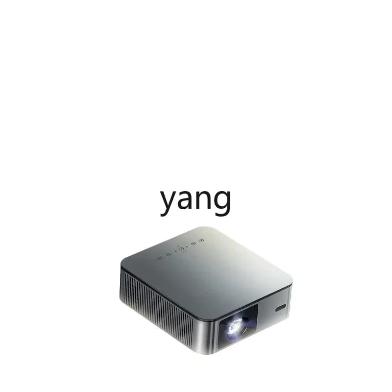 Yjq Ultra HD Projector Home Mobile Phone Projection Screen Home Theater Student Bedside Living Room Bright Bedroom