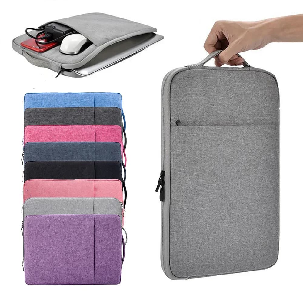 Portable Waterproof Laptop Case Notebook Sleeve 12 13.3 14 15.6 16 Inch Women Men Bag For Macbook Pro HP Acer Xiaomi ASUS Lenovo