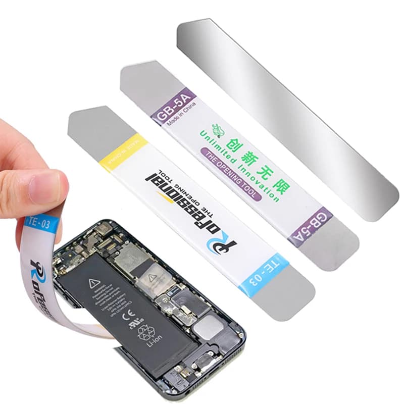 1/3Pcs Metal Flat Soft Blade Crowbar Pry Opener Repair Kit for Mobile Phone Broken Screen Glue Removal Battery Opening Tools