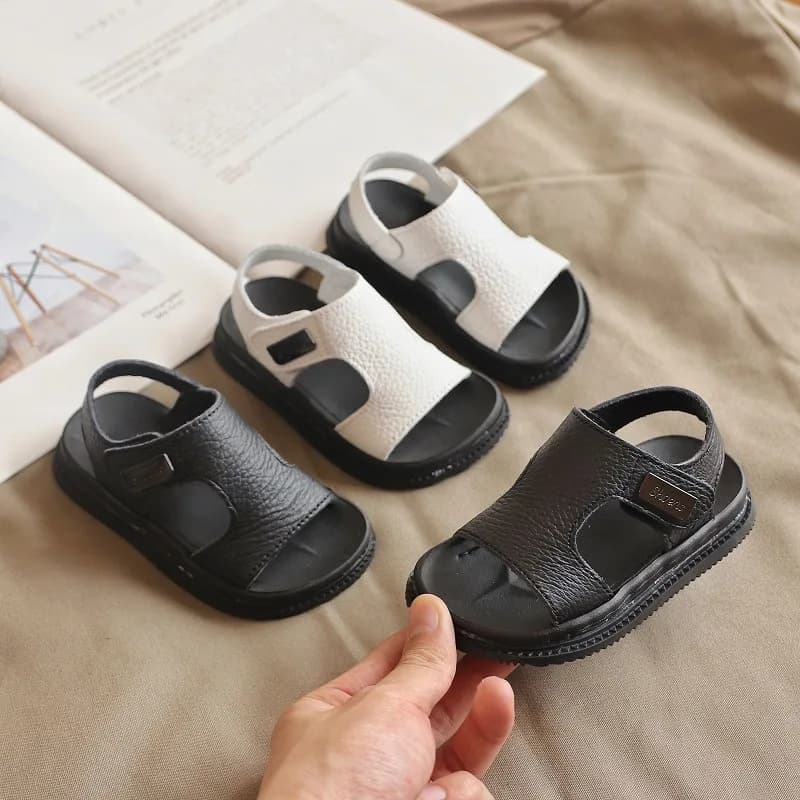 sandalias Children Sandals 2024 Summer New Anti slip Boy Beach Shoes Soft Sole Infant Baby Walking Shoes kid shoes zapatos niño
