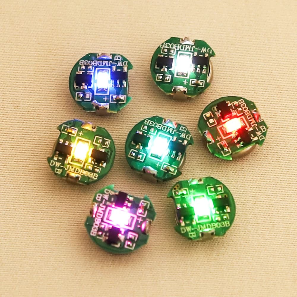 2pcs Miniature 3V LED Magnetron Light/Switch Model With Chip Wireless Lamp For Diy Toy Luminous Design Scene Material Diorama