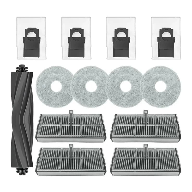 For Dreame S30 Pro Ultra, X40 Pro Replacement Parts Main Brush Hepa Filter Mop Cloth Dust Bags