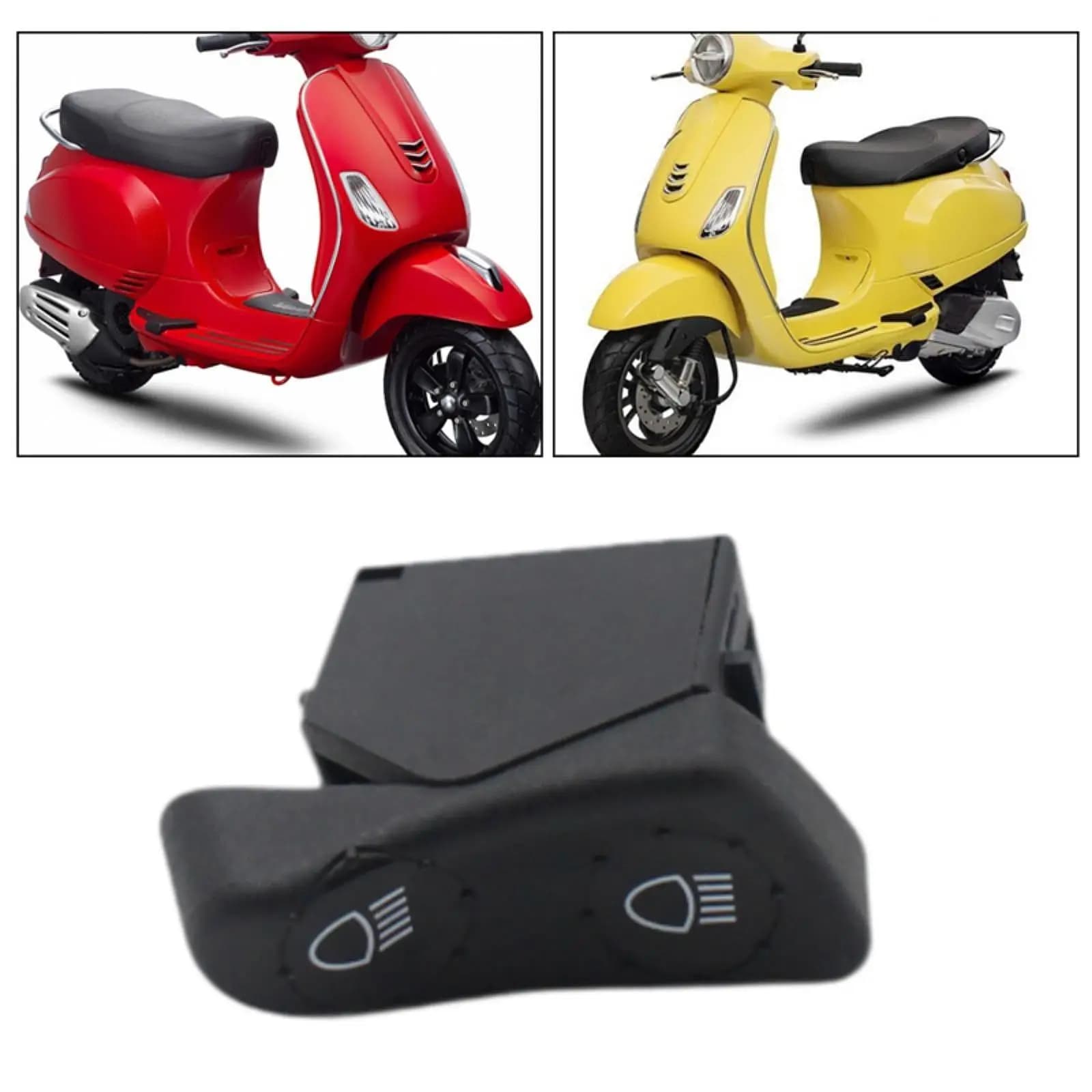 High Low Beam Switch Button 294877 Professional Portable Assembly Spare Parts Light Switch Replace Accessories for Vespa 4T