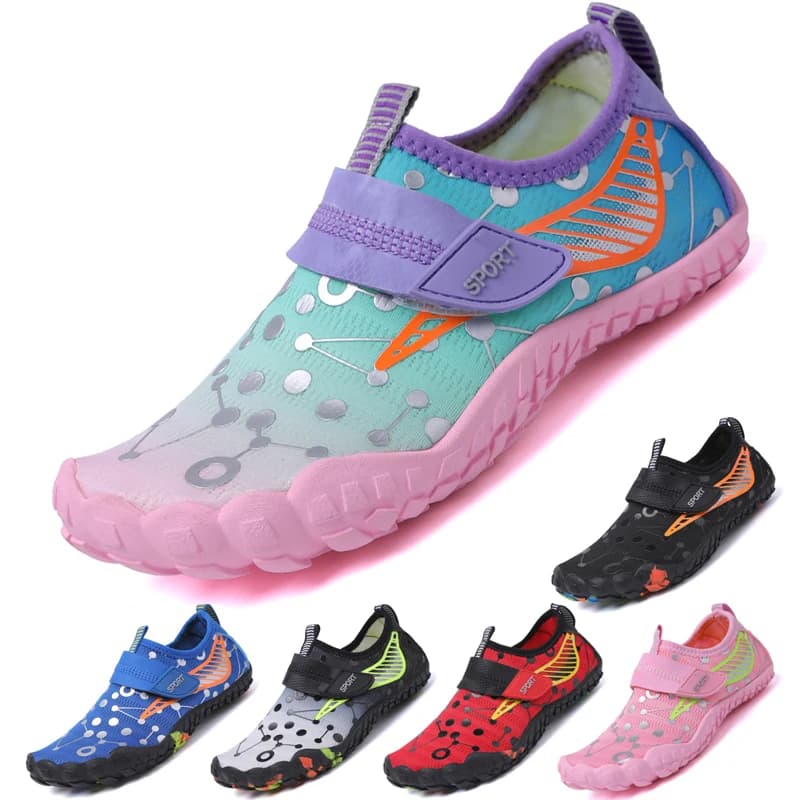 Children Boys And Girls Beach Quick Diving Shoes Qianjiang Swimming Shoes Indoor Fitness Floor Shoes Bathroom Shoes 28-38#