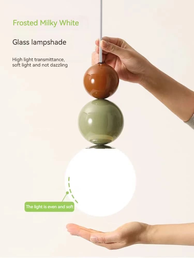 Nordic master bedroom bedside pendant light net red cream style modern minimalist bar restaurant light small pendant light