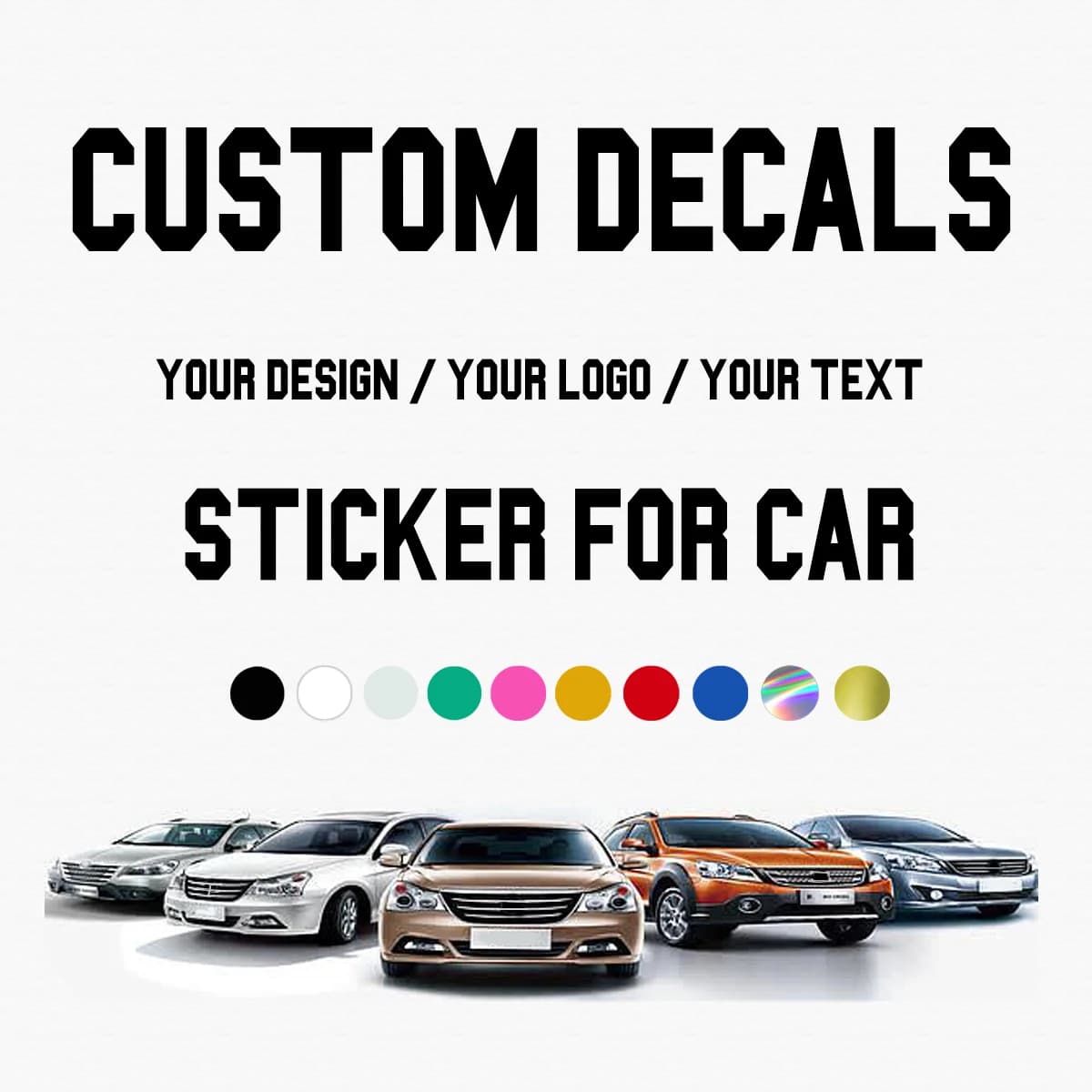 Custom Car Sticker Logo Name Text Decals For Cars Auto Bicycle Motorcycle Window Bumper Door Body Car Stickers Customization