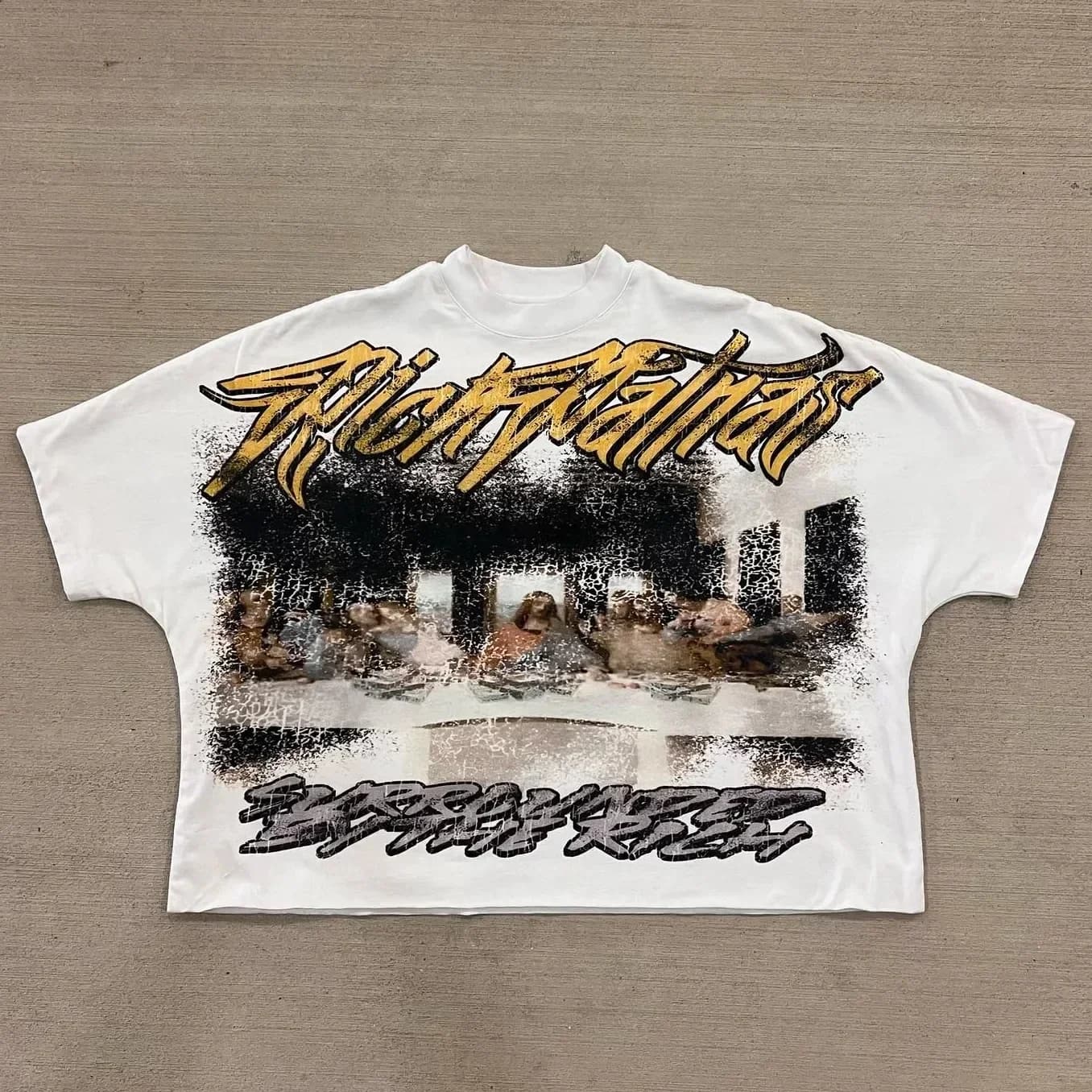 Y2K Vintage Clothing Retro Classic Graphic Printed Loose Short Sleeve Harajuku Gothic Casual Oversized Cotton T Shirt Men Women