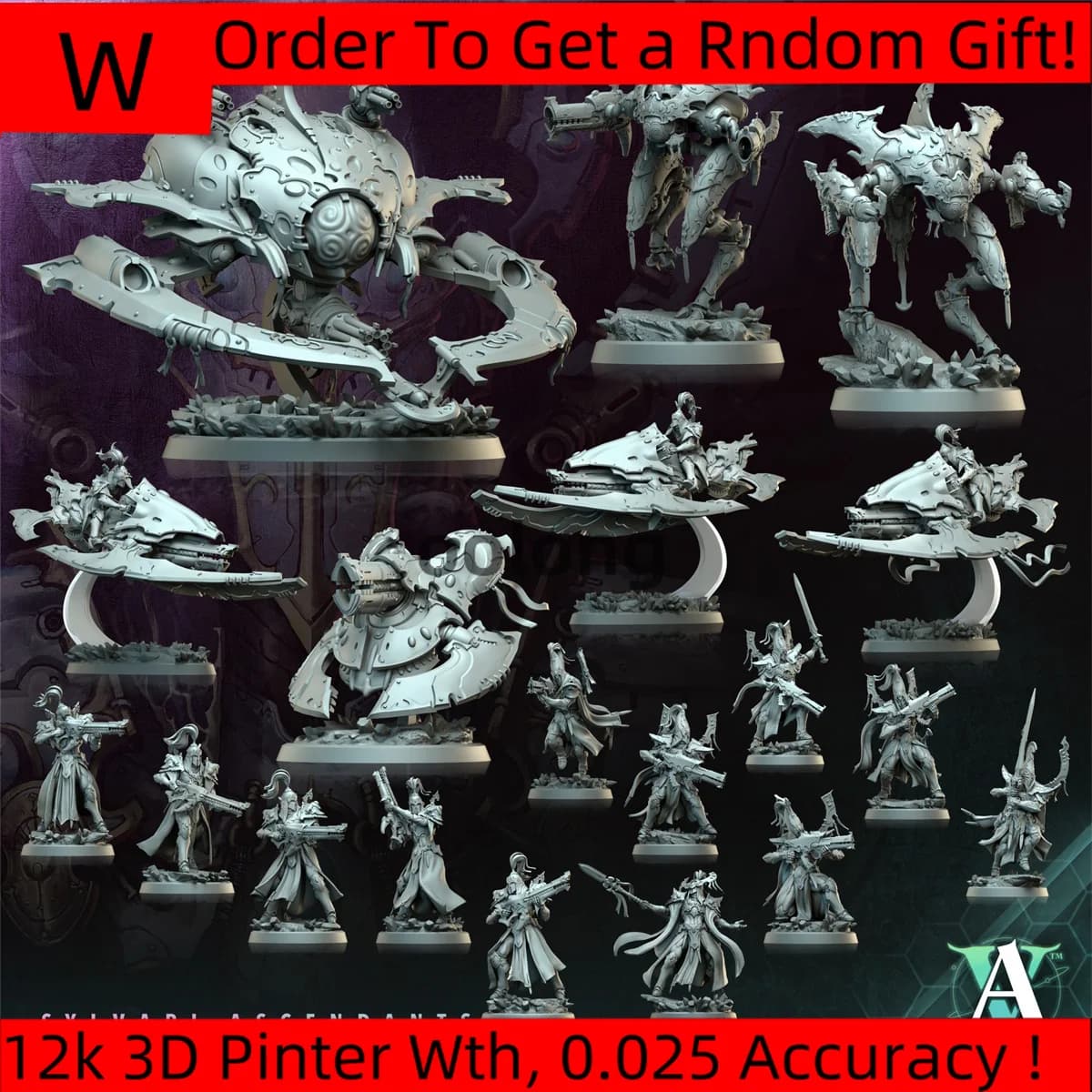 Dnd Miniatures Figures [Eldar] Airship Soul Mech Stargazer Infantry Board Game Model 3d Printing
