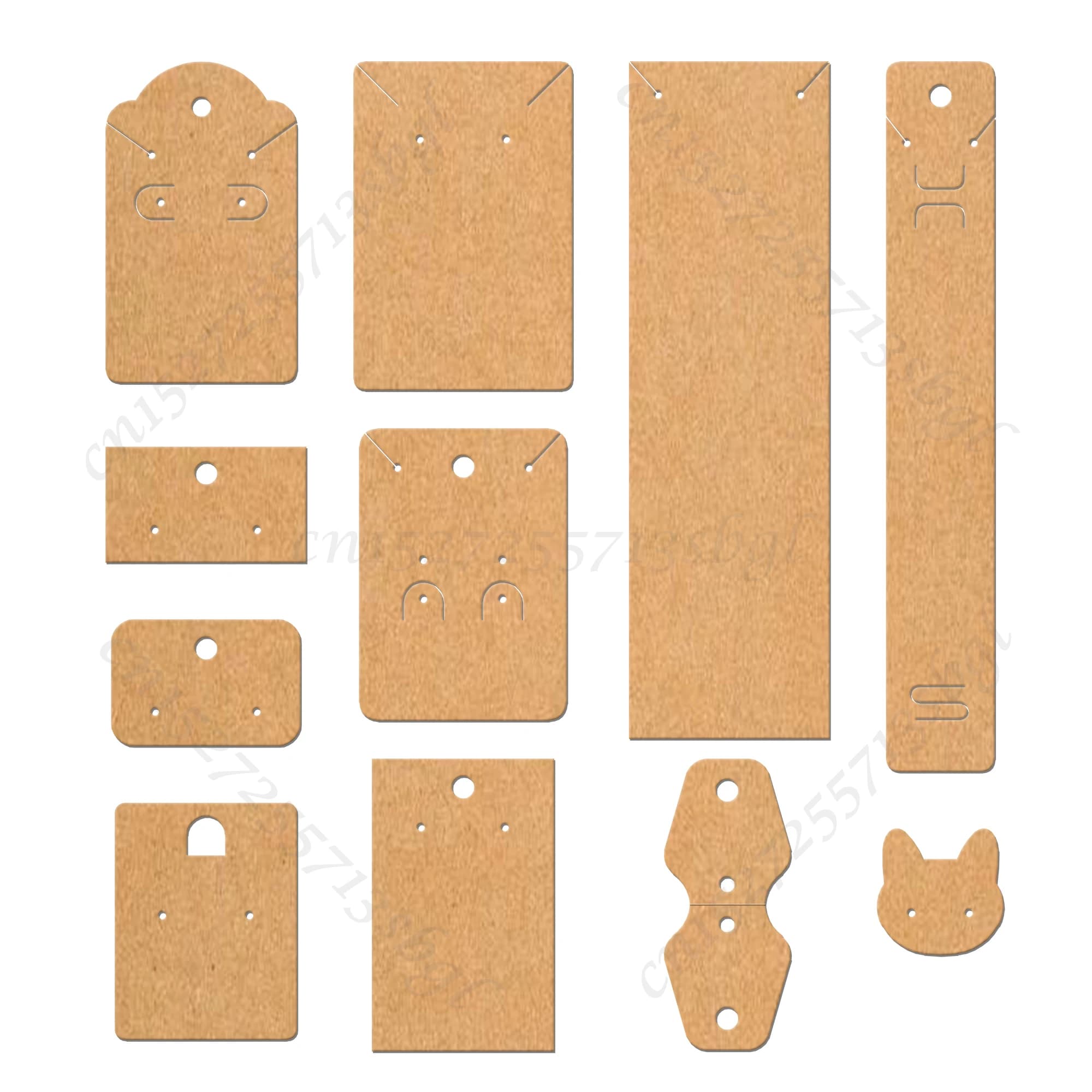 Earrings Jewelry Card New Wooden Cutting Dies Suitable for Common Mold Scrapbook Machines on the Market